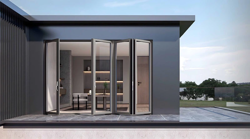 Aluminum Folding Glass Doors